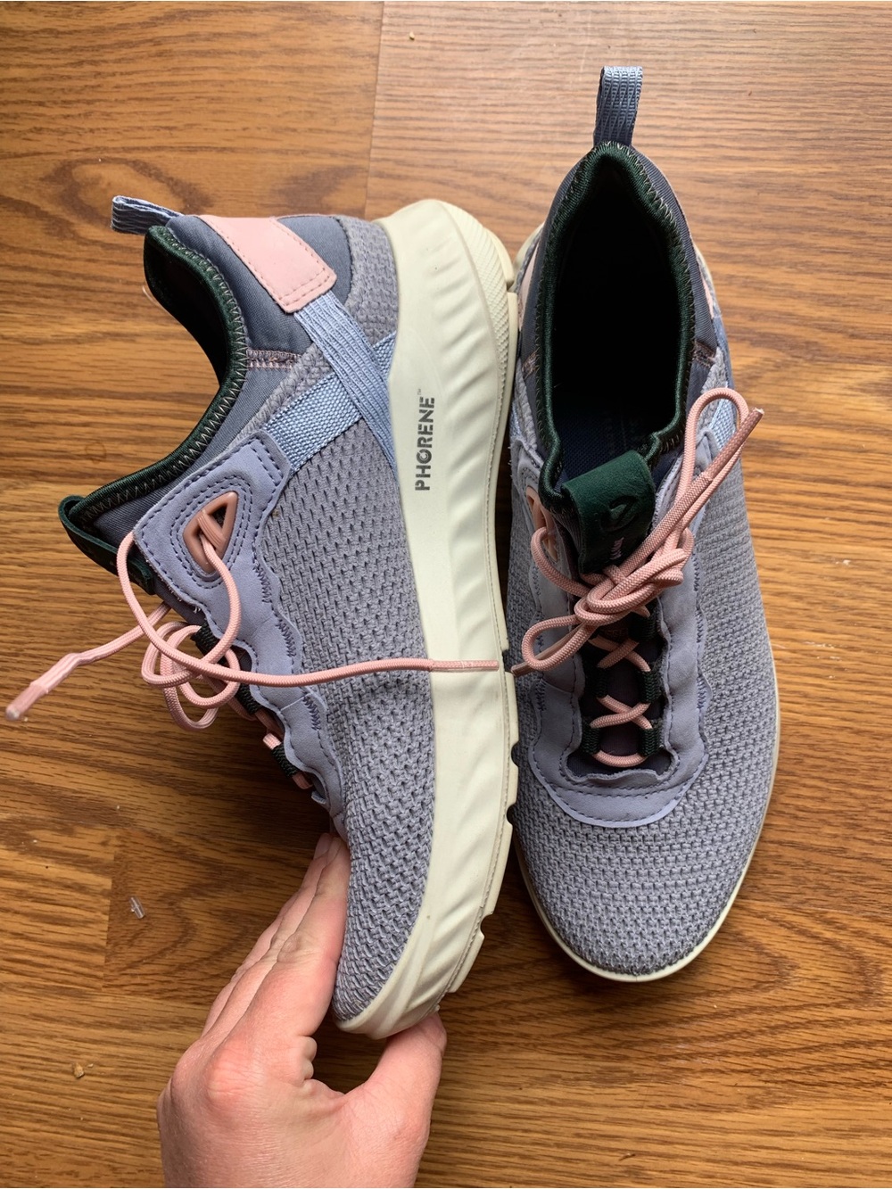 Ecco Women's Size 7 Shoes Sneaker Athletic Running Footwear Casual Purple - Picture 2 of 4